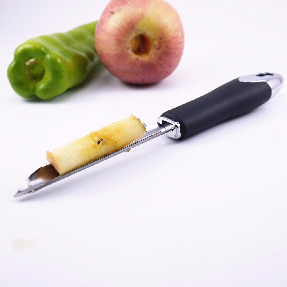 Zucchini apple corer 3 stk frugt- og grøntsagskerne værktøj agurk jalapeno chili paprika corers remover pitter køkken gadgets