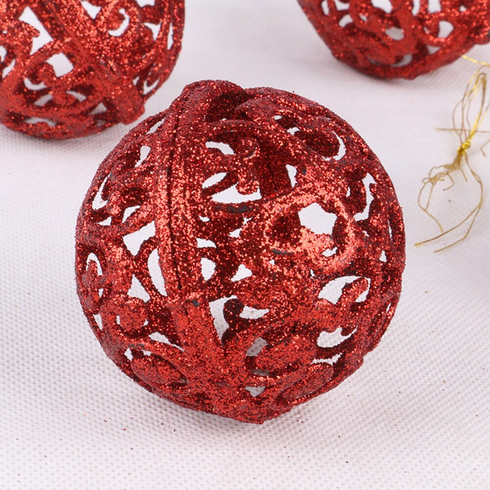 Kerstballen kerstversiering 6 cm plastic Kerst xmas Tree Ball Thuis Party Ornament Decor mooie: 1