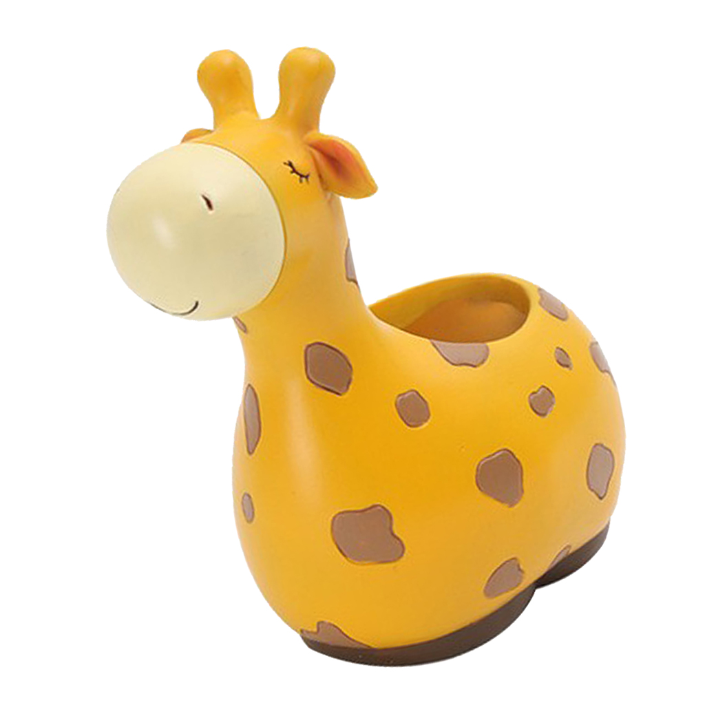 Nya djur form blomkruka suckulent gactus planter hem dekorativ vas kruka för hemmakontor dekoration: Giraff