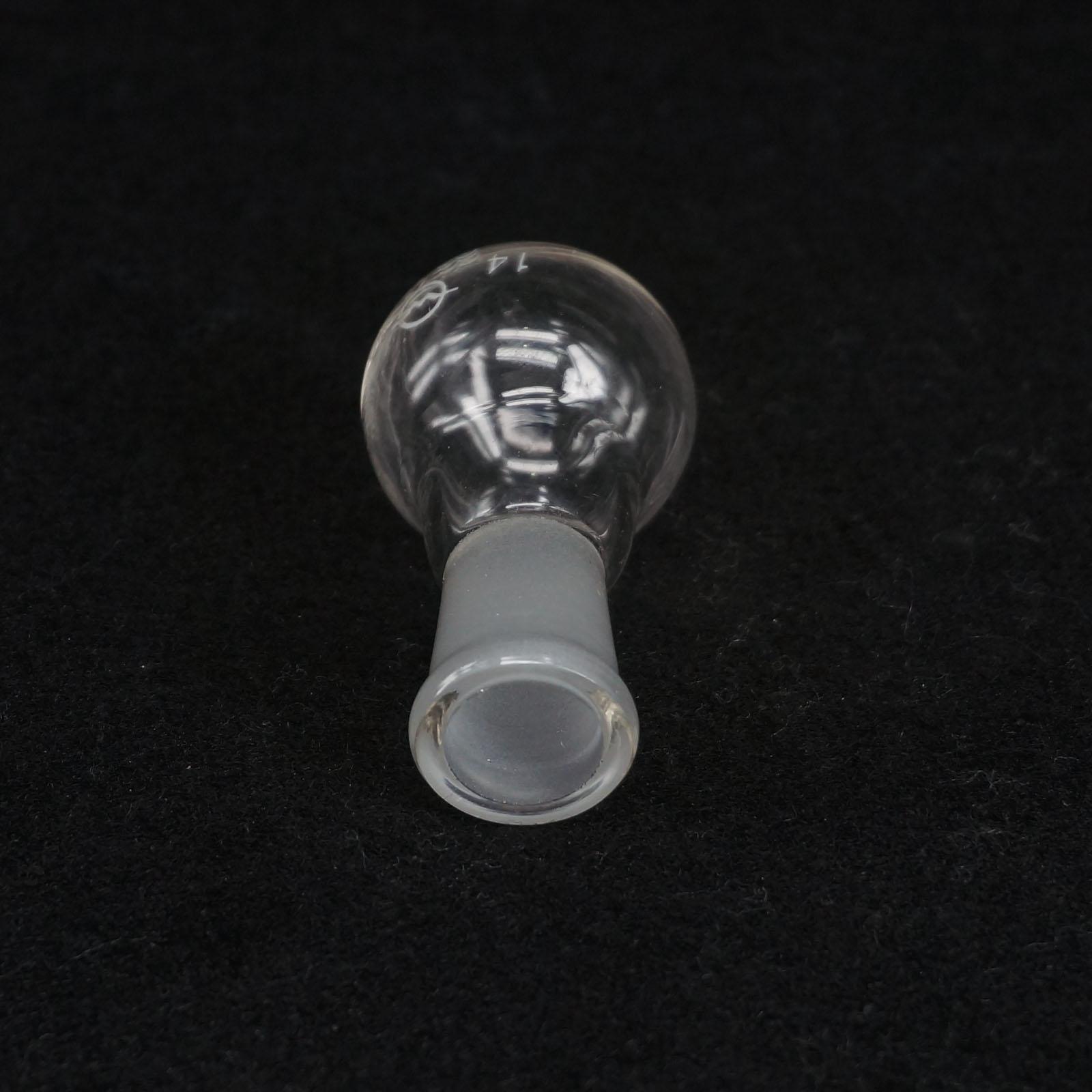10ml Quickfit 14/23 Socket Lab Glass Flask Round Bottom Single Short Neck Ware