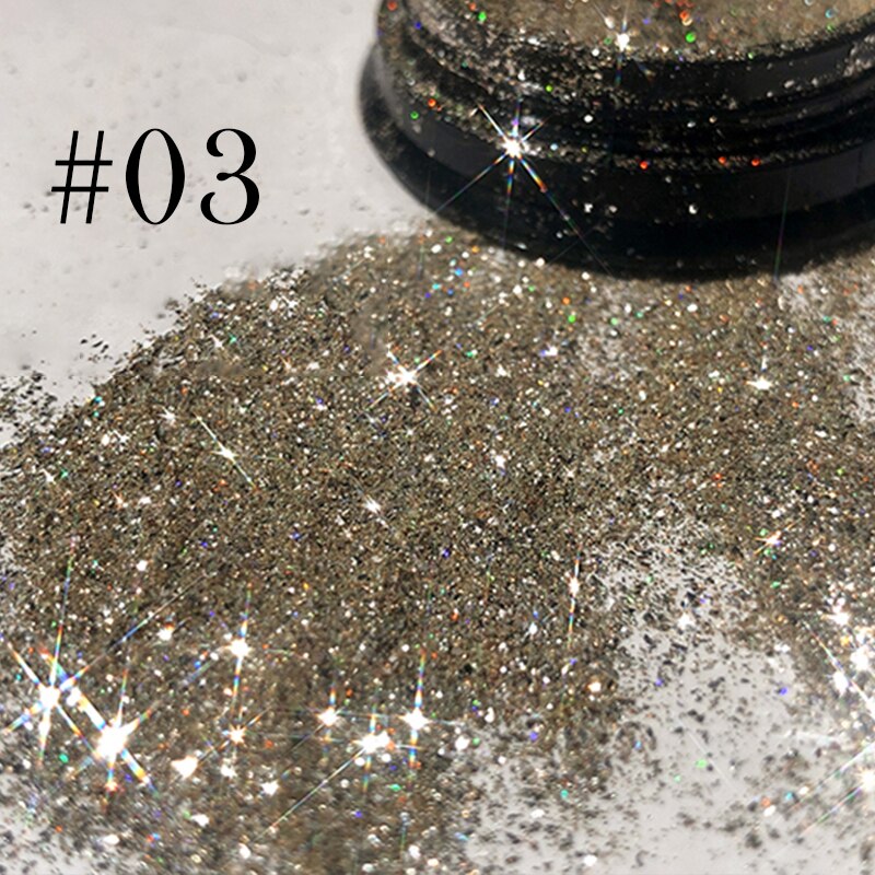 Clorful Opal Jelly lentejuelas brillo de uñas copos oro plata Holographics polvo brillante polvo arte uñas decoración DIY manicura: 11