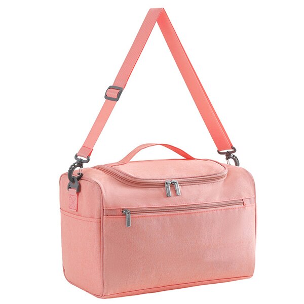 Bolsa de viaje con separación de ropa seca y húmeda, bolsa para la noche de fin de semana, bolsa para maleta, cubos de embalaje resistentes al agua para mujer, accesorios para equipaje y ropa: Pink