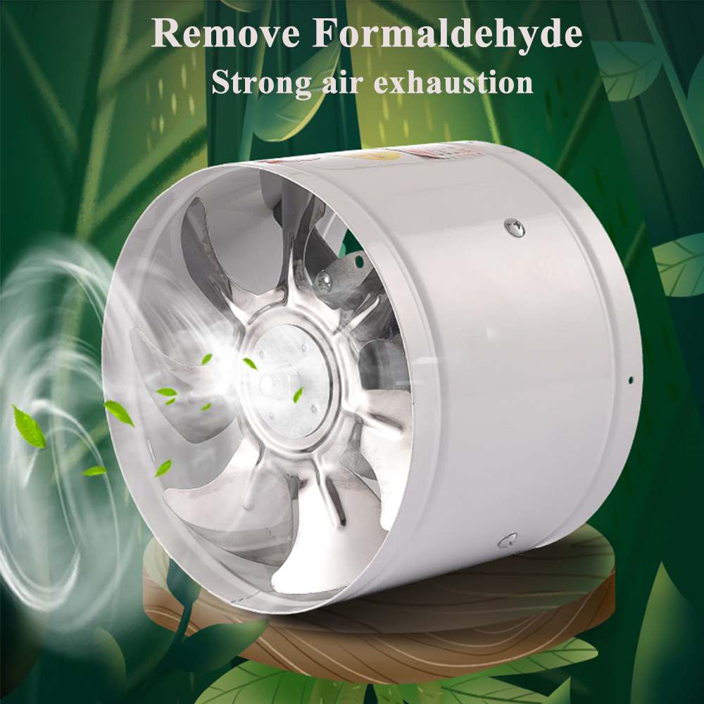 4 ''  / 6 '' rund kanalventilator booster udsugningsventilator ventilator ventilationsventil luft til vinduesvæg badeværelse toilet køkken 220v 110v