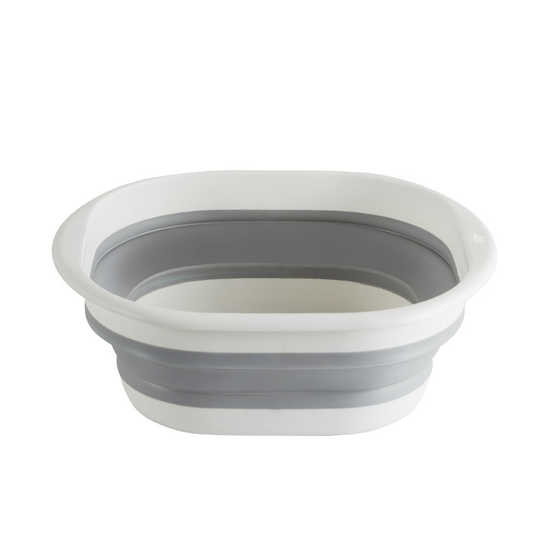 Lavabo Pliable Portable en Plastique, Lavabo de Voyage, Rangement Domestique, Lavabo à illant Pliant