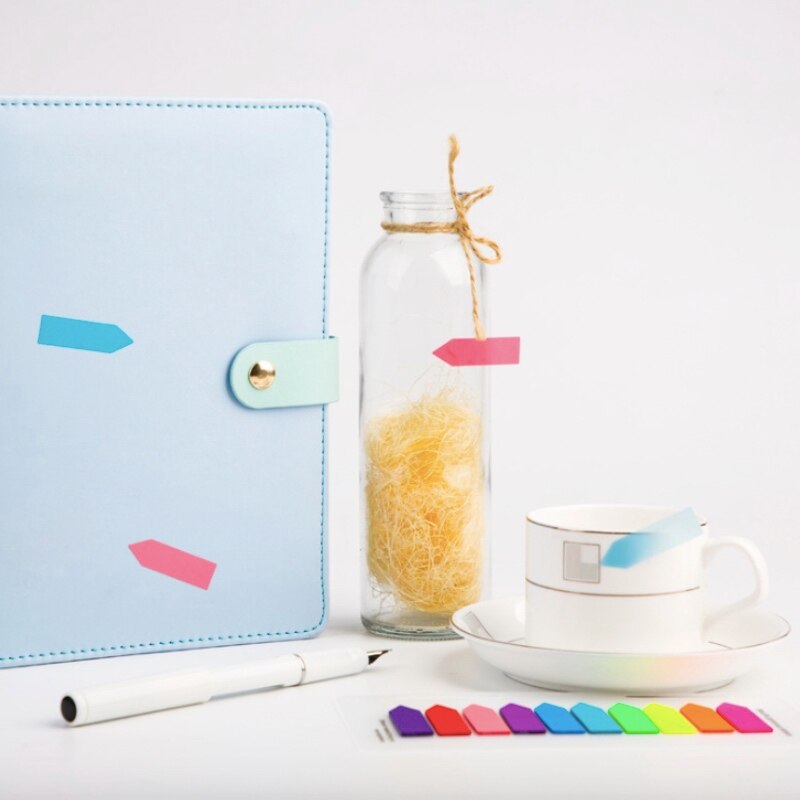 Leuke Kawaii Memo Pad Sticky Notes Briefpapier Sticker Geplaatst Planner Stickers Blocnotes Kantoor Schoolbenodigdheden Student Handig