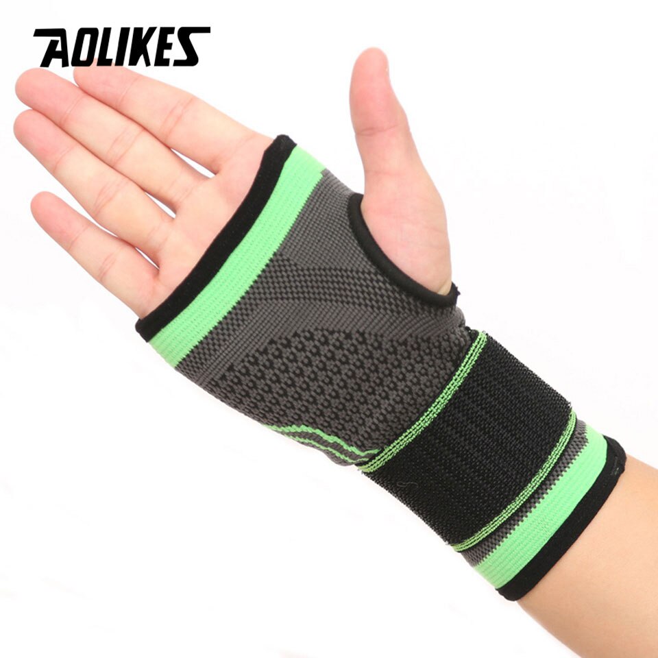 Aolikes 1 stück sport-schutzausrüstung box-handbandagen + gewichtheber-bandage handgelenkstütze