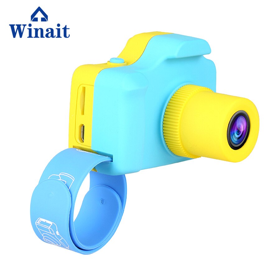 Winait 5MP kids digitale video camera mini 1.77 ''TFT display DIY roze leuke camera digitale compacte camcorder: Blauw / Standard