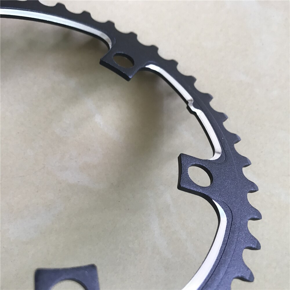 Road Fiets Kettingblad Dubbele Snelheid 110 Bcd 53T 39T Keten Wiel Vouwfiets Kettingwiel Aluminium Cnc 3/32 "Tand Dikte