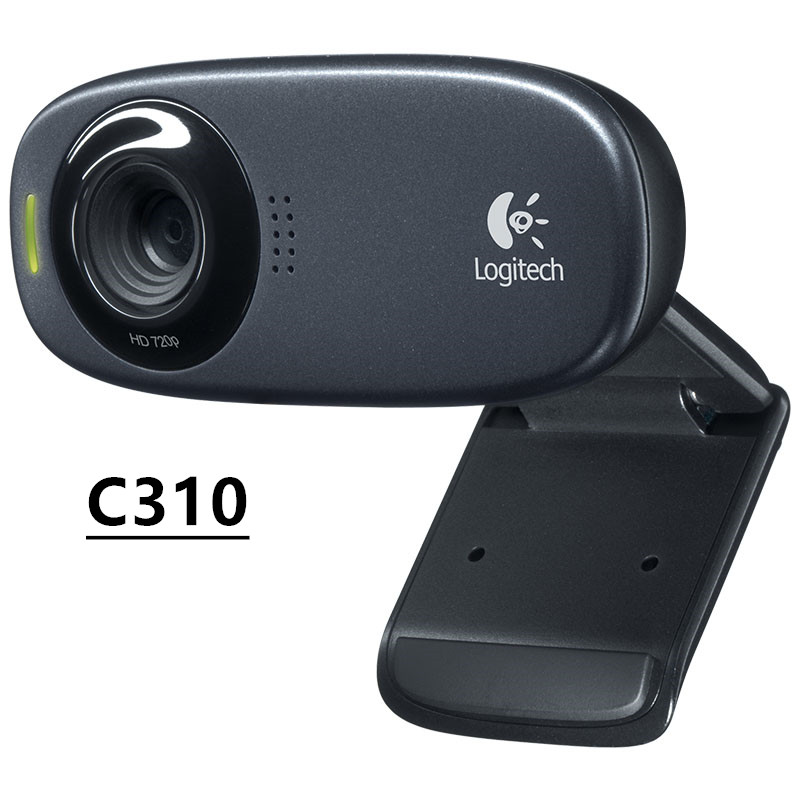 Original Logitech C270/C270i/C310/OEM HD Webcam 720p HD Built-in Mic Web Camera USB2.0 Free drive Webcam for PC Chat Camera: C310