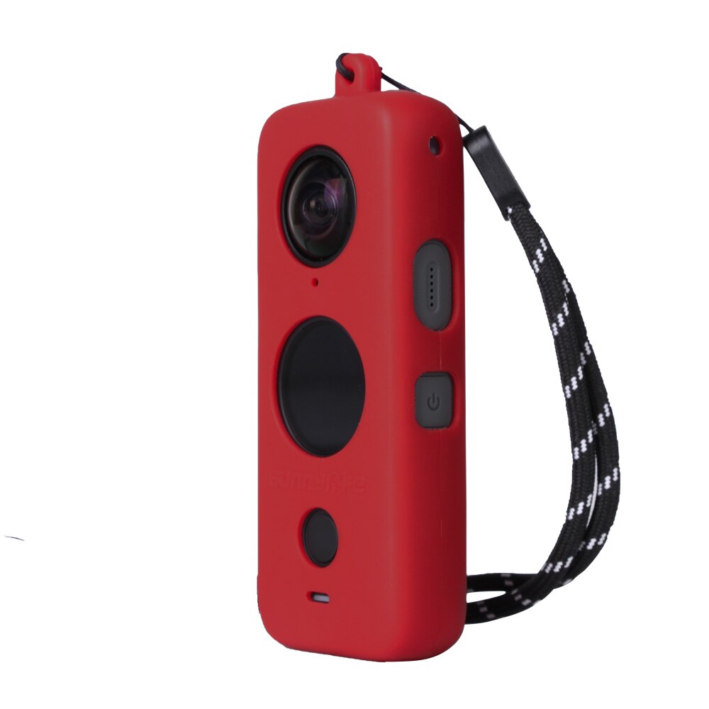 Silikon-schutzhülle für insta 360 und one  x2, objektiv- und displayschutzfolie, kratzfeste kamerahülle, zubehör für insta 360 und one  x2