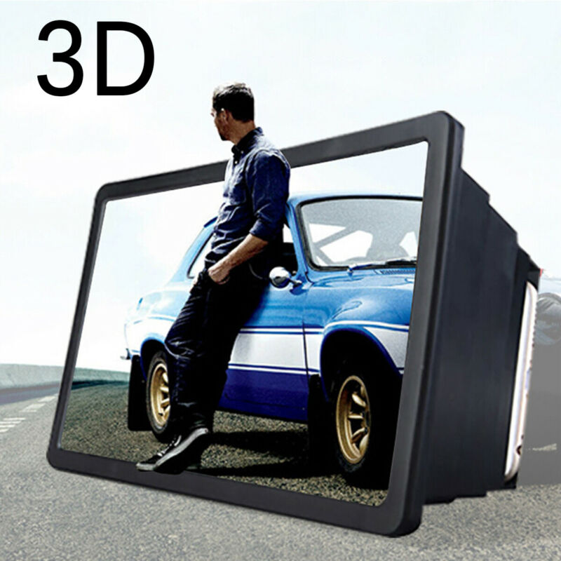 Schermo Del Telefono Mobile Lente di Ingrandimento 3D Allargata Amplificatore Lente di Ingrandimento Dello Schermo Staffa di Supporto Del Supporto Del Cellulare