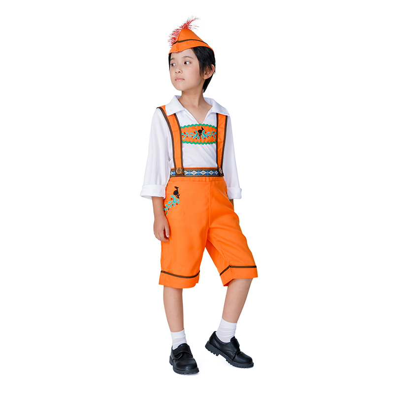 Duitse Oktoberfest Festival Kostuum Kinderen Duitse Festival Bier Mannen Pak Jongens Carnaval Fancy Dress Up Outfit