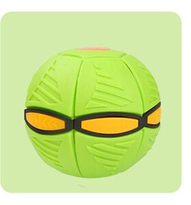 Goliath Games Phlat Ball V3 Kids Games Throw a Disc Catch a Ball Flying Transfiguration Ball Have 3/6 Luminous Lamps for Glows: 6 Light Green
