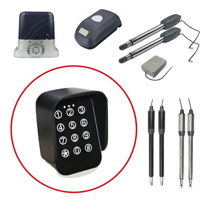 Door Lock Access Control Wireless Keypad password switch kit for swing/sliding gate door keypad MOTOR access control: C