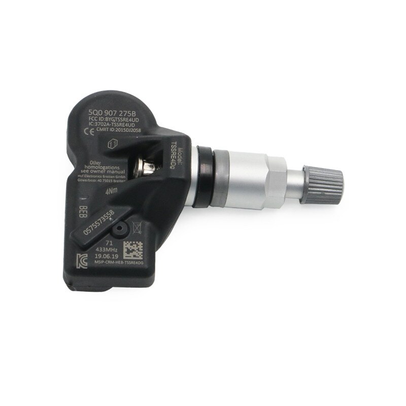 4x för vw passat amarok beetle crafter tiguan touareg touran transporter golf arteon tpms däcktrycksmätare system sensor