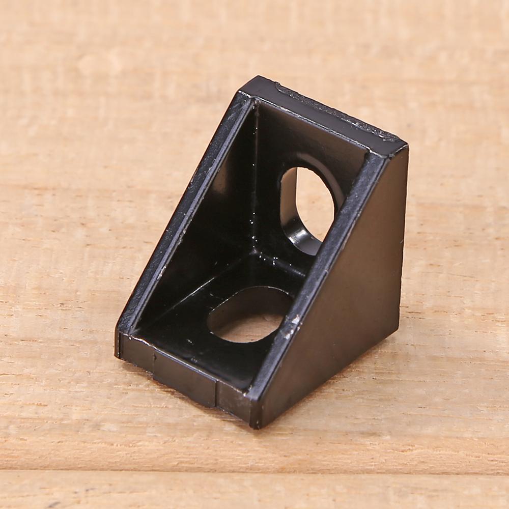 10pcs Practical Aluminium Angle Corner Right Angle Brackets Furniture Fittings Right Angle Connecting Fittings Screens Windows