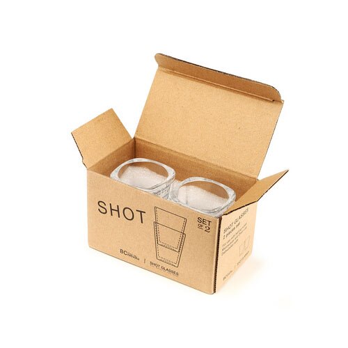 Vierkante Espresso Cup Verdikte Glas Jigger Ounce Cup 60Ml Onskop Afgestudeerd Maatbeker Geconcentreerd Cup Espresso Koffie Beker: 2pcs