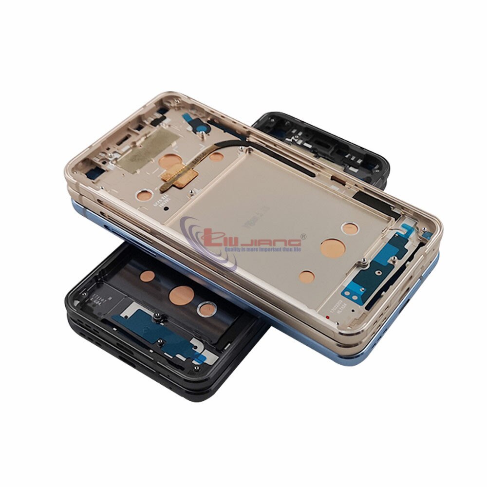 Original Front Middle Frame For LG G4 V30 V40 G3 G5 G6 Q6 Q7 V10 V20 V50 Bezel Frame Housing Face Plate Replacement Parts