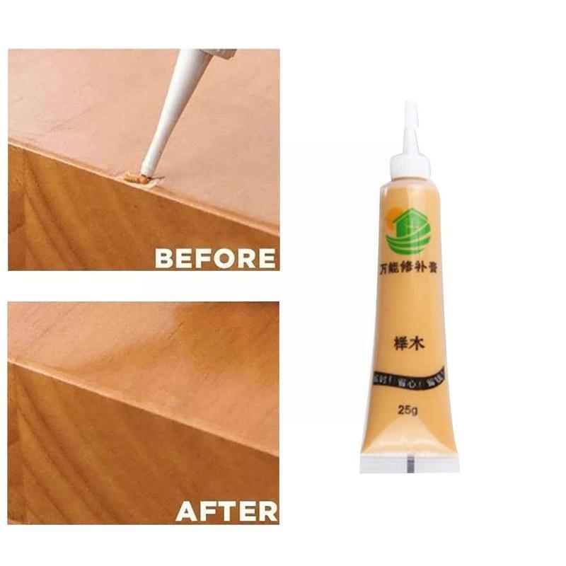 25g Furniture Scratch Fast Remover Repair Paste Wooden Scratch Floor Door Agent Scratch Furniture Home Pits Remover Sewing B4t1