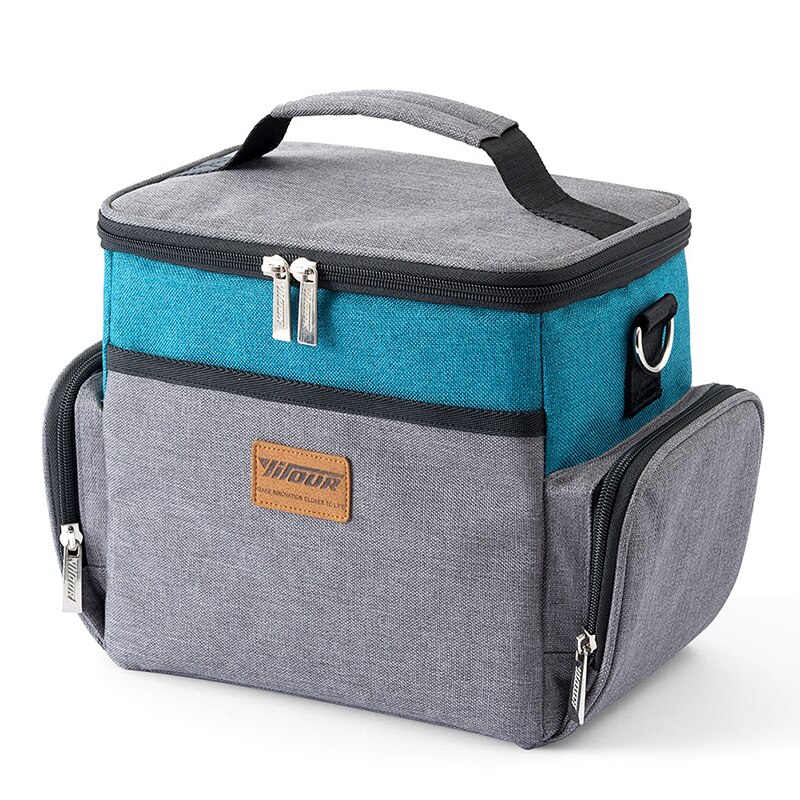 Thicken Large Cooler Bag Shoulder Big Insulated Bag Dry Ice Bags Portable Cooler Box Food Packing Container Ice Pack: Large cooler bag