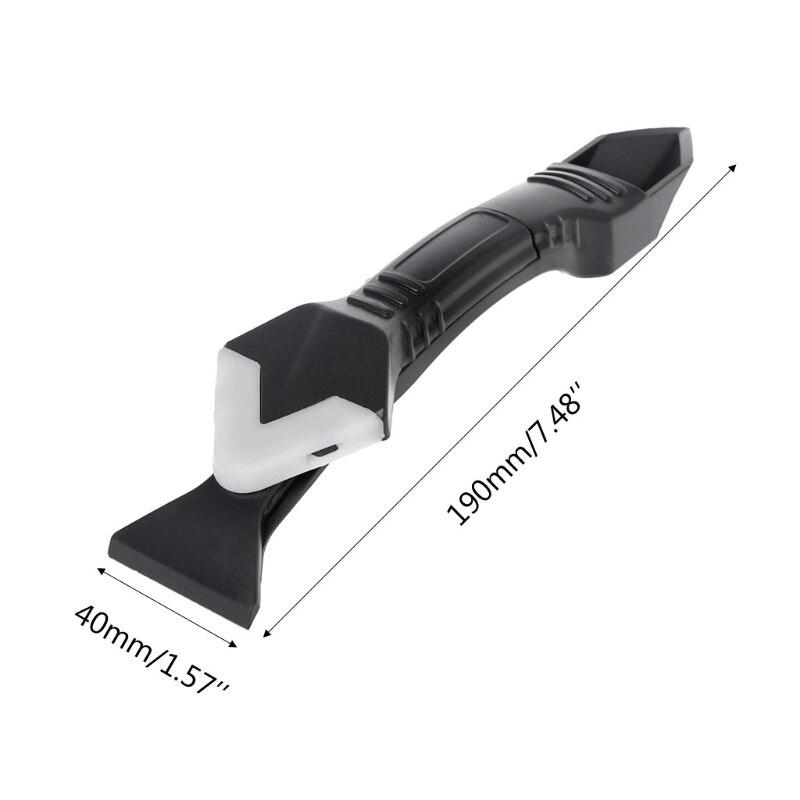 Diy 3 In 1 Kit Hoek Schraper Siliconen Troffel Grout Kalefateren Hoek Remover Tool