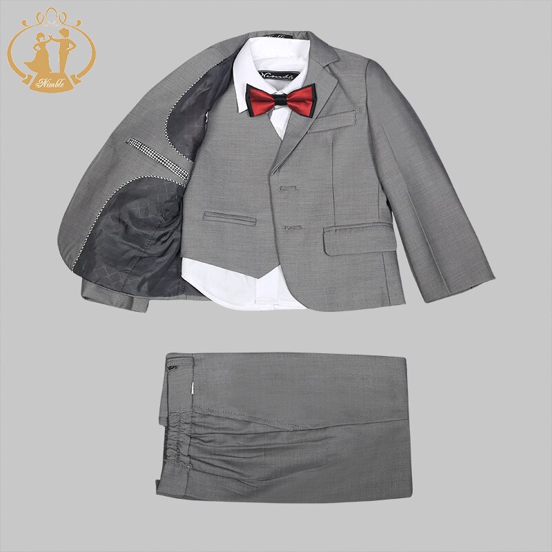 Nimble Boys Suits for Weddings and Party 3 Pcs/set main image 1