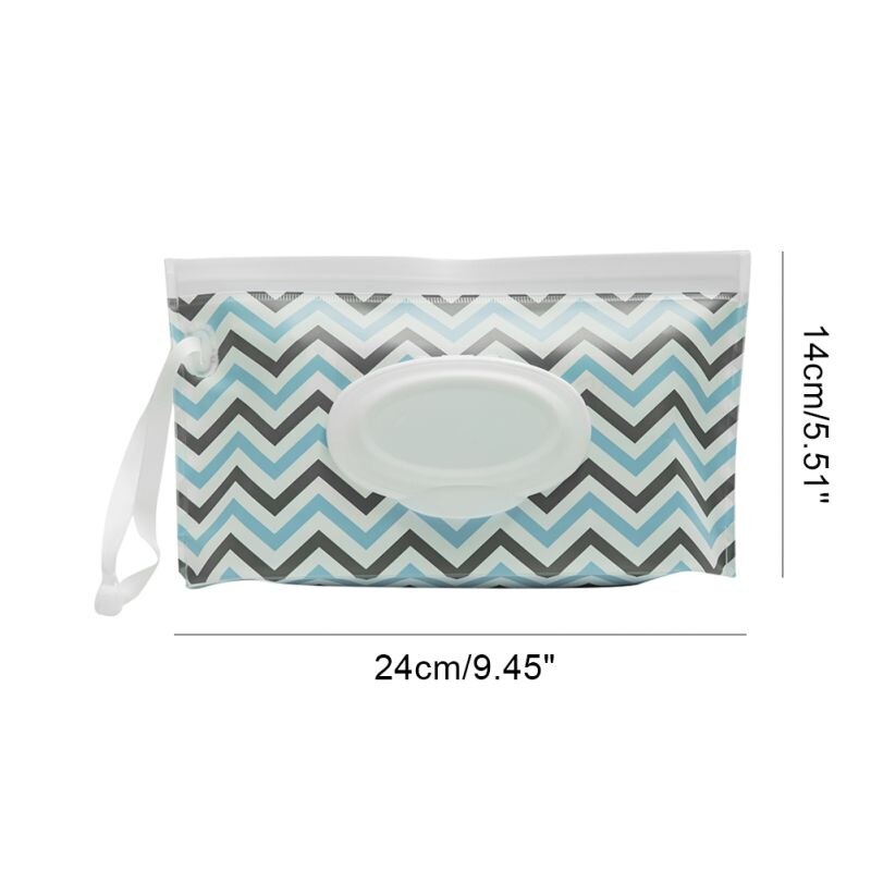 Estuche dispensador de bolsas para toallitas húmedas, bolsa de embrague de viaje, funda cartuchera reutilizable portátil, práctico contenedor de toallitas, producto de almacenamiento para el hogar, 1 ud.
