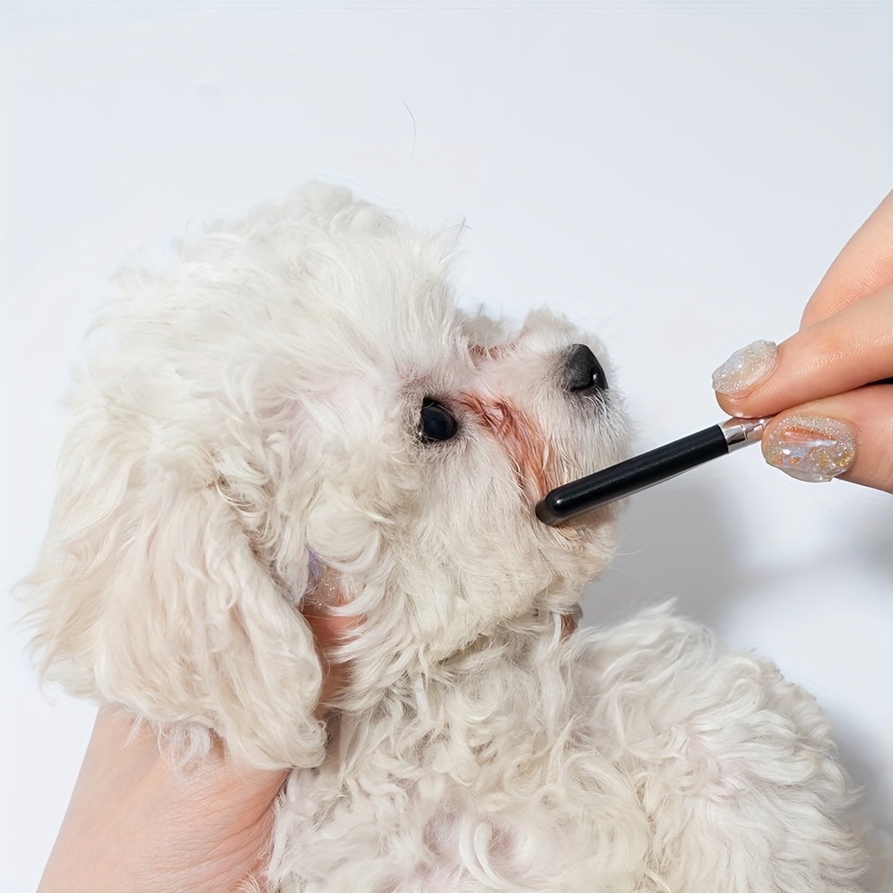 Pet Eye Grooming Brush Zachte traanvlekverwijderaar Haarontklitter Ambidexter Pet Hair Remover Hondenborstel voor verzorging
