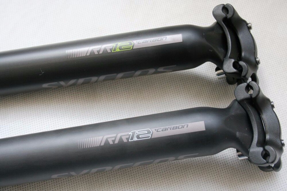 Poste de asiento de bicicleta Real RR12, Syncros, tija de sillín de carbono, 31,6x300mm, 245G, para bicicleta de montaña y carretera