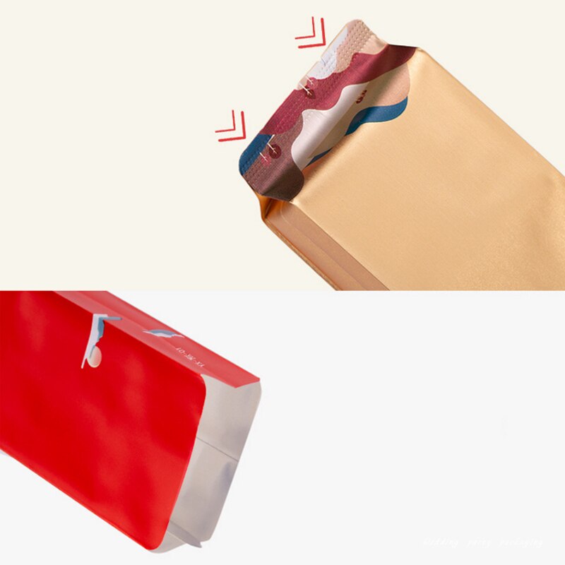 100Pcs/Lot Aluminum Foil Tea Bags Vacuum Heat Seal Packaging Pouches Food Coffee Mylar Foil Bag 152x55mm