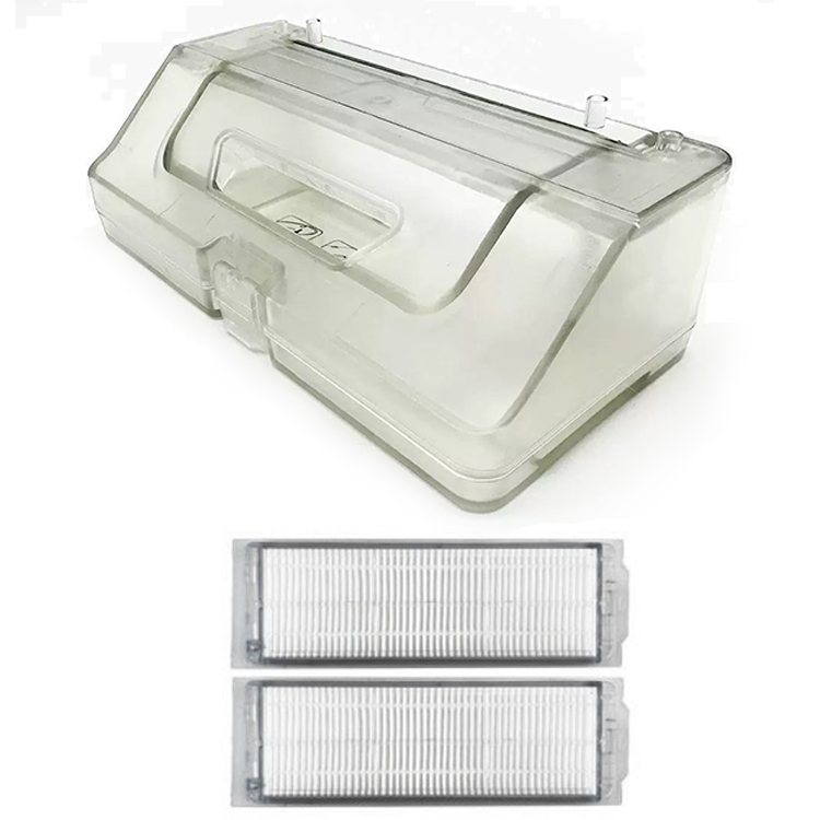 2&1 Water Tank dust bin box For XiaoMi Mijia Robot STYTJ02YM MVVC01-JG For VIOMI V2 V2 Pro V3 V-RVCLM21B Sweeper Accessories: Dark Grey