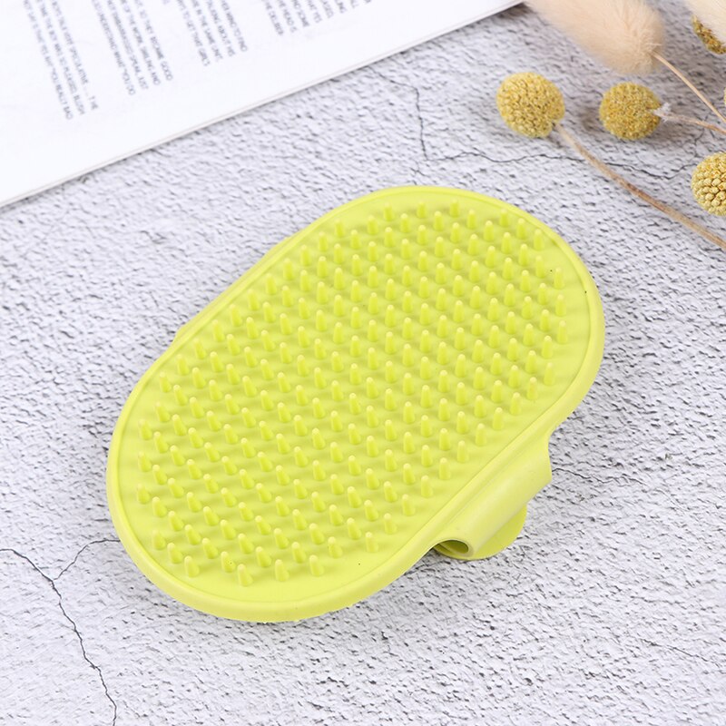 Chien Animal toilettage gant Silicone chats brosse peigne desheding cheveux gants chiens bain nettoyage fournitures animaux peignes 23cm x 12cm: GN