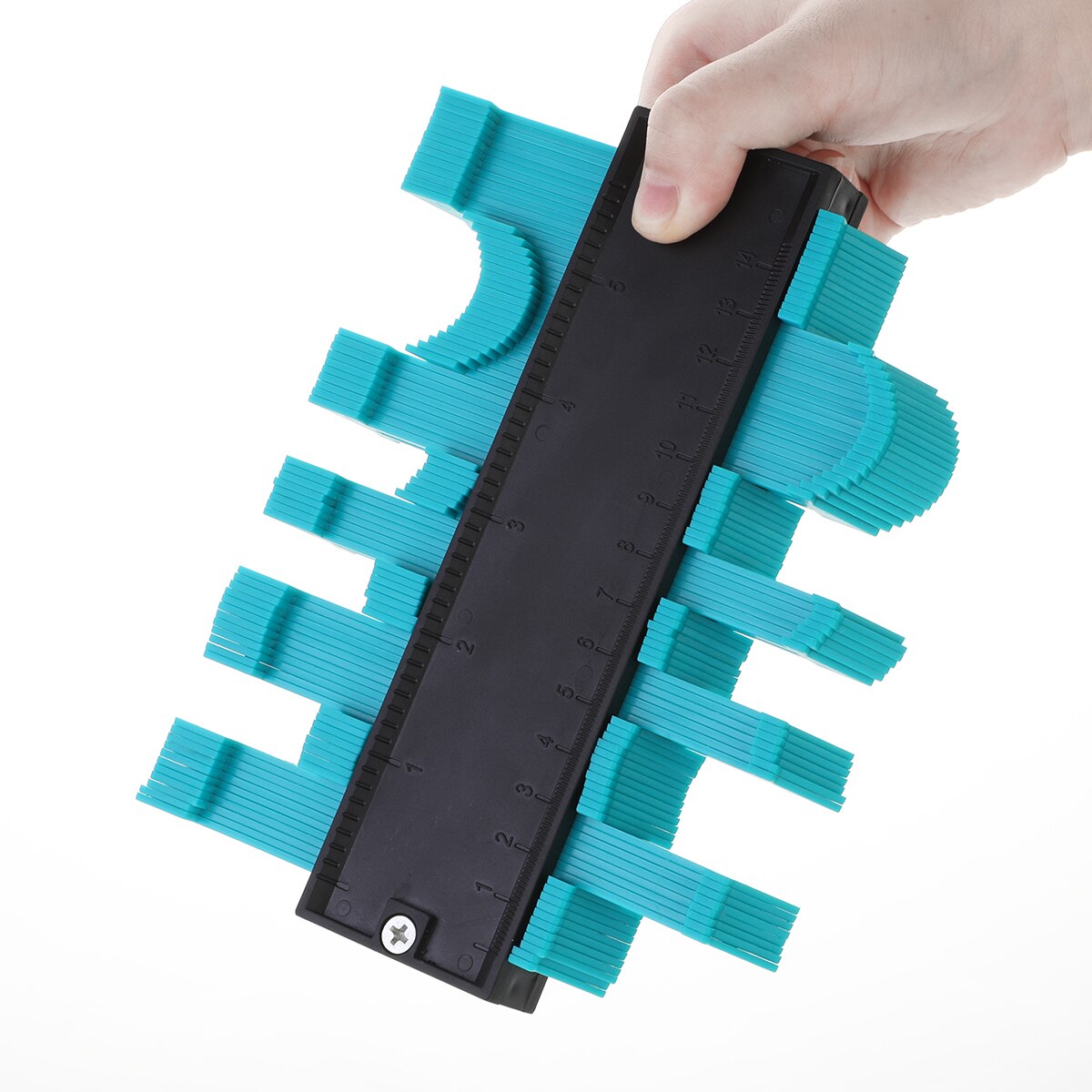 14cm Contour Duplication Gauge Carpenter Tool Measuring Radiant Ruler Contour Meter Marking Tile Cuts Tiling Laminate Tools