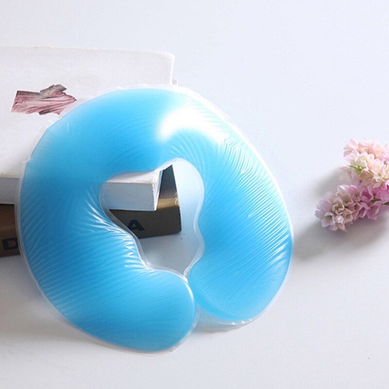 Cojín de silicona suave para masaje en forma de U, almohadilla de Gel para Spa, relajante, para el cuidado de la salud, 1 Uds.