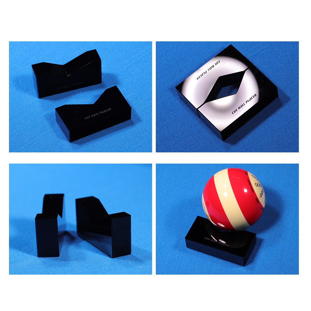 Importez le matériel acrylique repère de boule de queue billard billard Carom Position de queue marqueur léger accessoire résistant à l'usure Moothly
