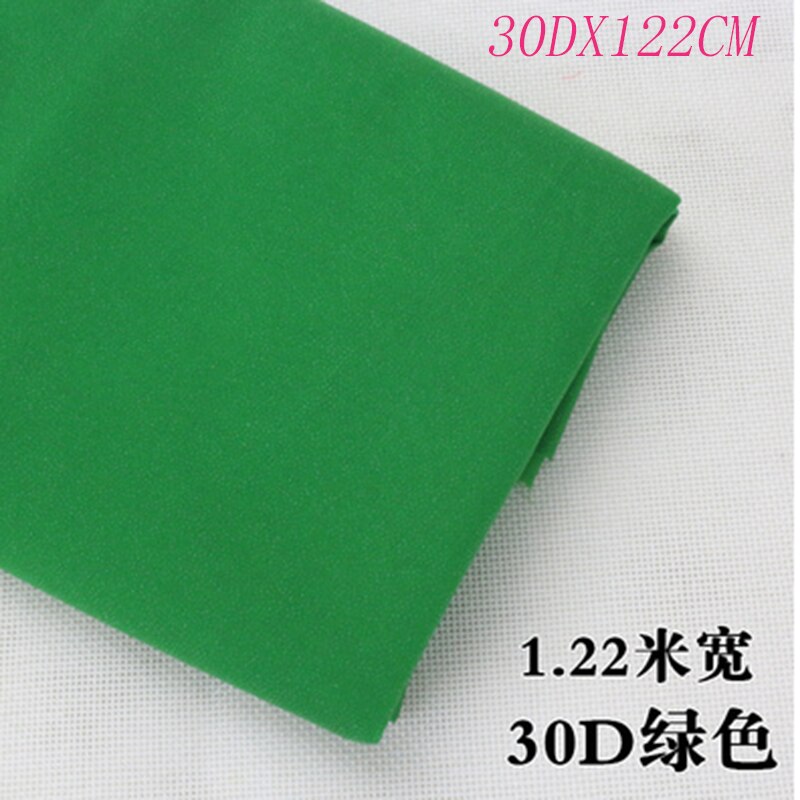 1-5 m/partij 1.22m 30D/50D green one-side lijm geweven doek zijde zachte interlining voor patchwork Ijzer handgemaakte diy accessories2175