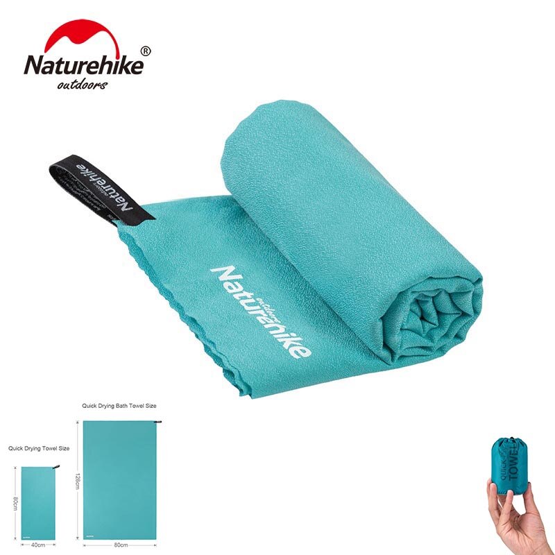Naturehike Ultralight Draagbare Polyester Sneldrogende Pocket Handdoek Water-Absorberende Zweet-Absorberende Sport Strand Badhanddoek