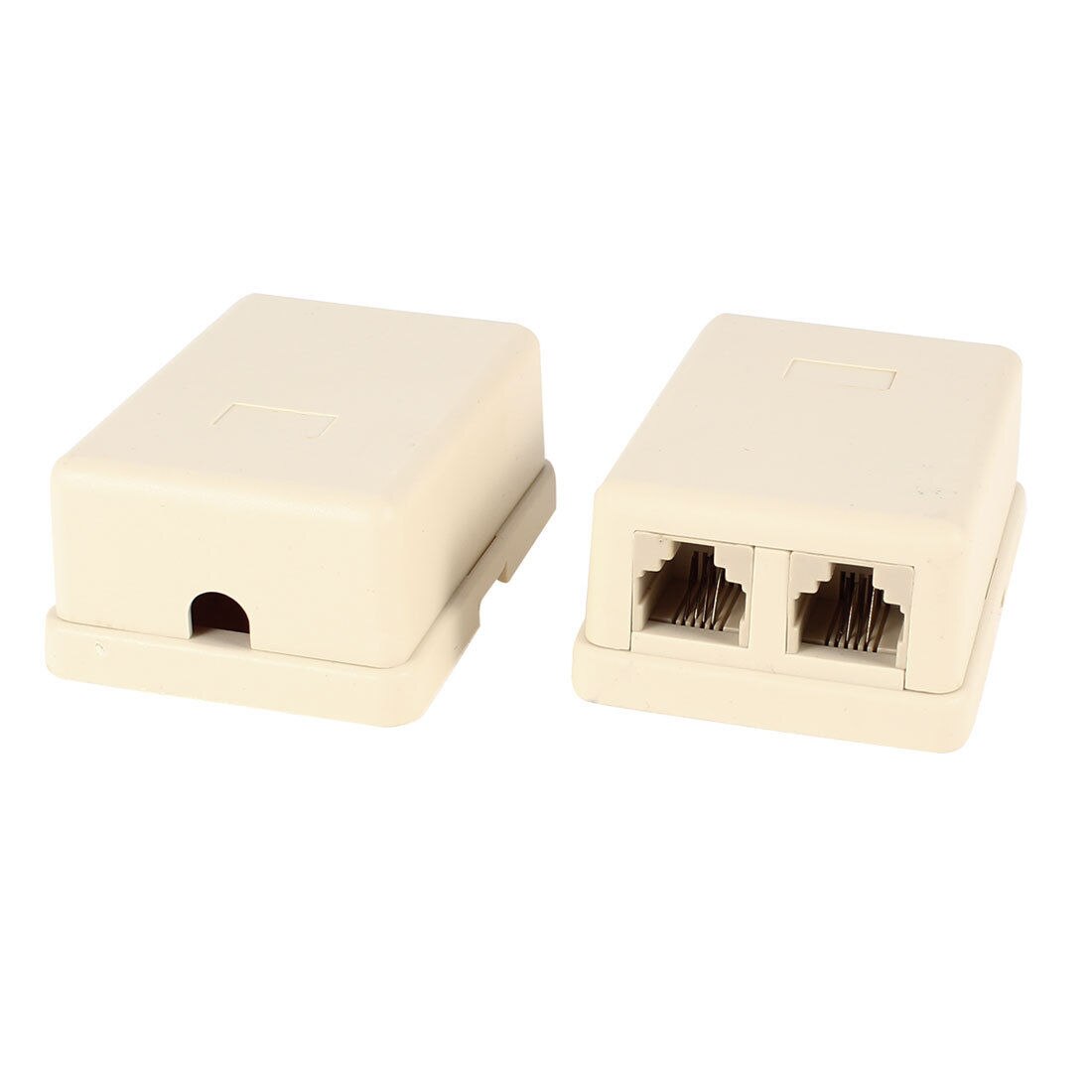 10pcs RJ11 6P4C Modular Telephone Extension Coupler Connector Adapter Rj-11