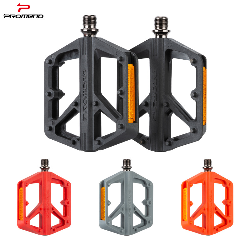 Reflector de Pedal de bicicleta de montaña ultraligero, rodamiento sellado, Pedal antideslizante de fibra de nailon de alta resistencia