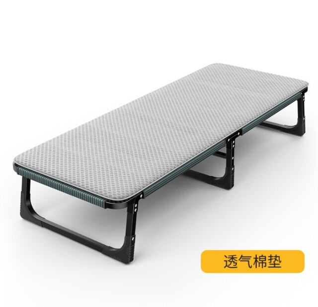 Home Simple Folding Bed Self-driving Travel Portable Camp Bed Office Lunch Break Beach Bed: 5