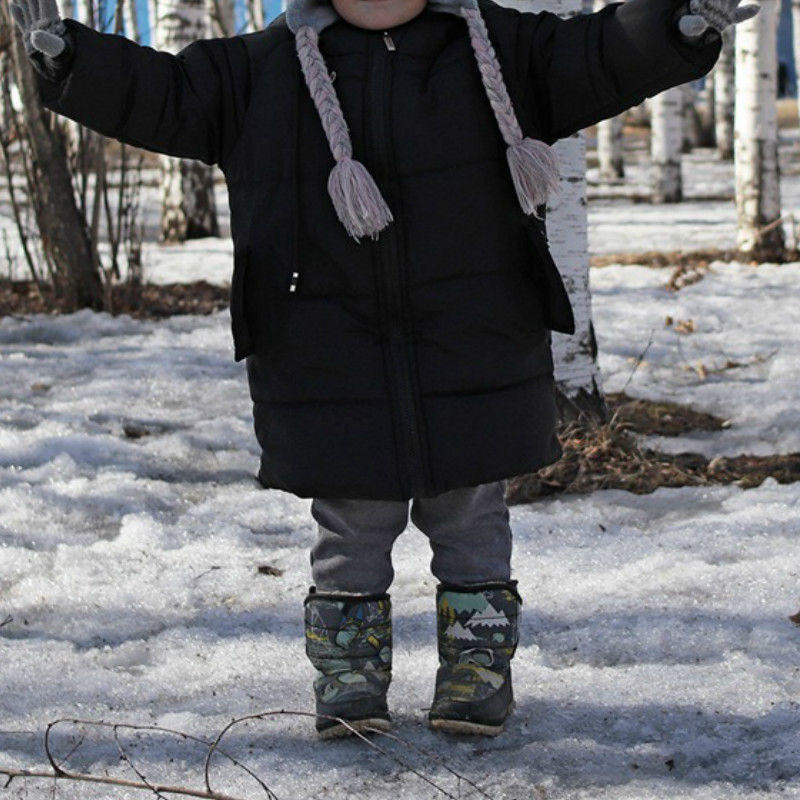 80-130 Cm chaquetas para niñas abrigo para niños abrigos de invierno para niños abrigos casuales para Bebés Ropa Parkas de invierno chaqueta para niños