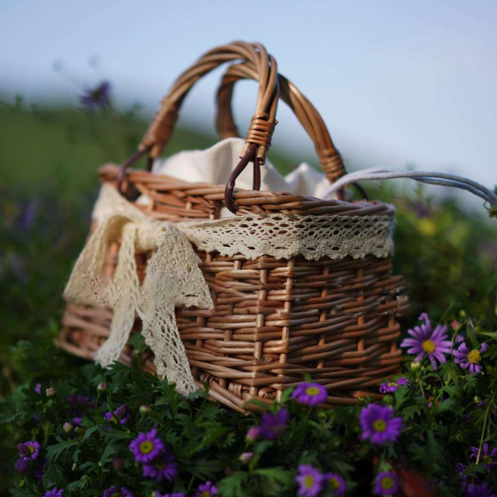 Per Bambini di alta Qualità Mini Tessuti A Mano Della Borsa Cestino Mini Borsa Carino Cestino Tessuto Borsa Per Le Bambine Più Piccoli