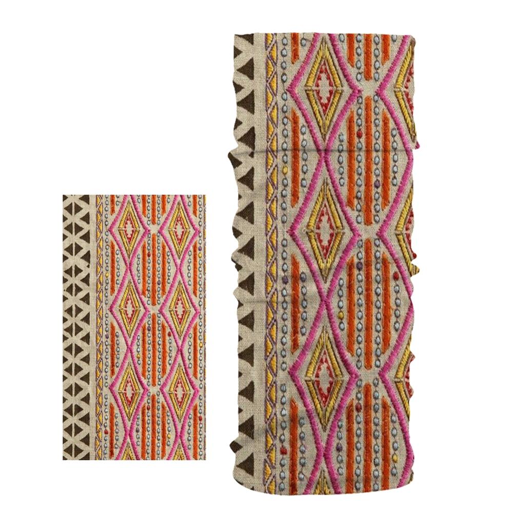 Tørklæde unisex magisk bandana polyester sømløs rørformet hijab hals rør sports tørklæde maske hovedbeklædning tørklæde: Stil 8