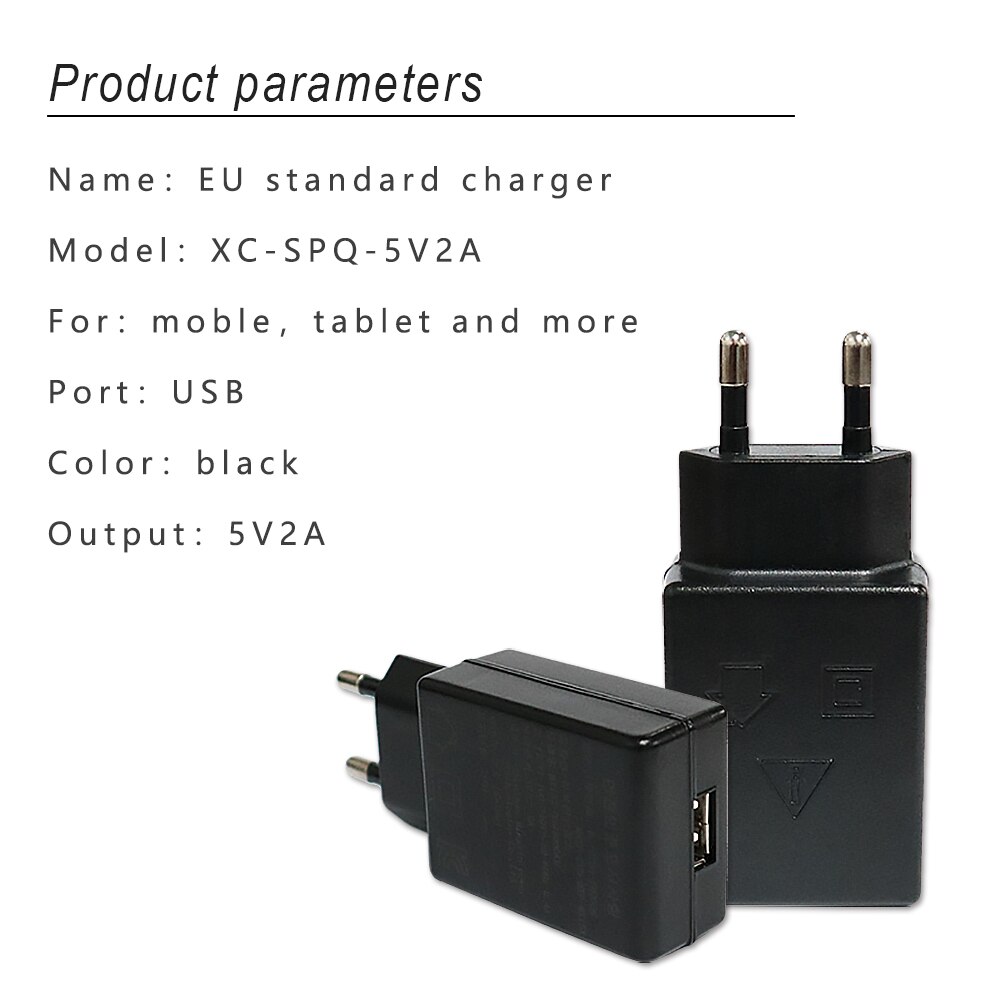 EU US plug 1usb charger for drawing tablet iPhone huawei 5V2A Fast Charger