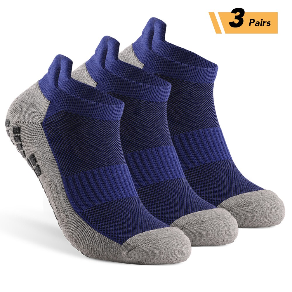 Anti-skid Soccer Socks Athletic Low-cut Socks Breathable Quick Dry Wear-resistant Athletic Socks for Football Basketball Sports