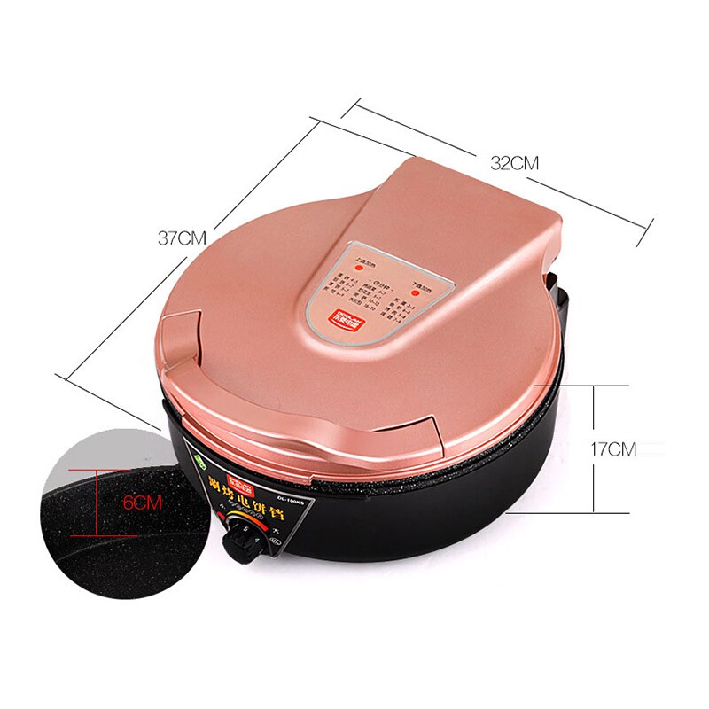 Assadeira elétrica multifuncional, alta capacidade, ajustável, temperatura, antiaderente, sem fumaça, grelha para churrasco, forno de cozinha