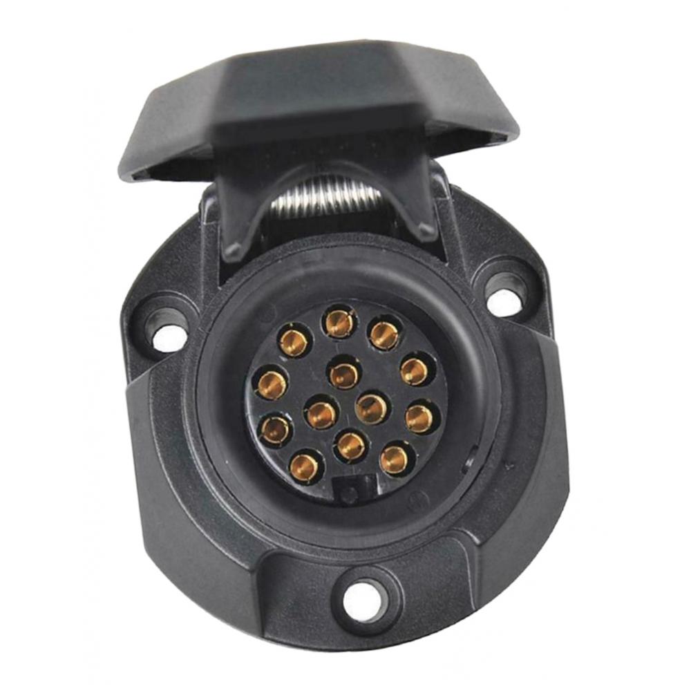 13 Pin Trailer Truck Caravan Towbar Socket Plug Adapter Converter