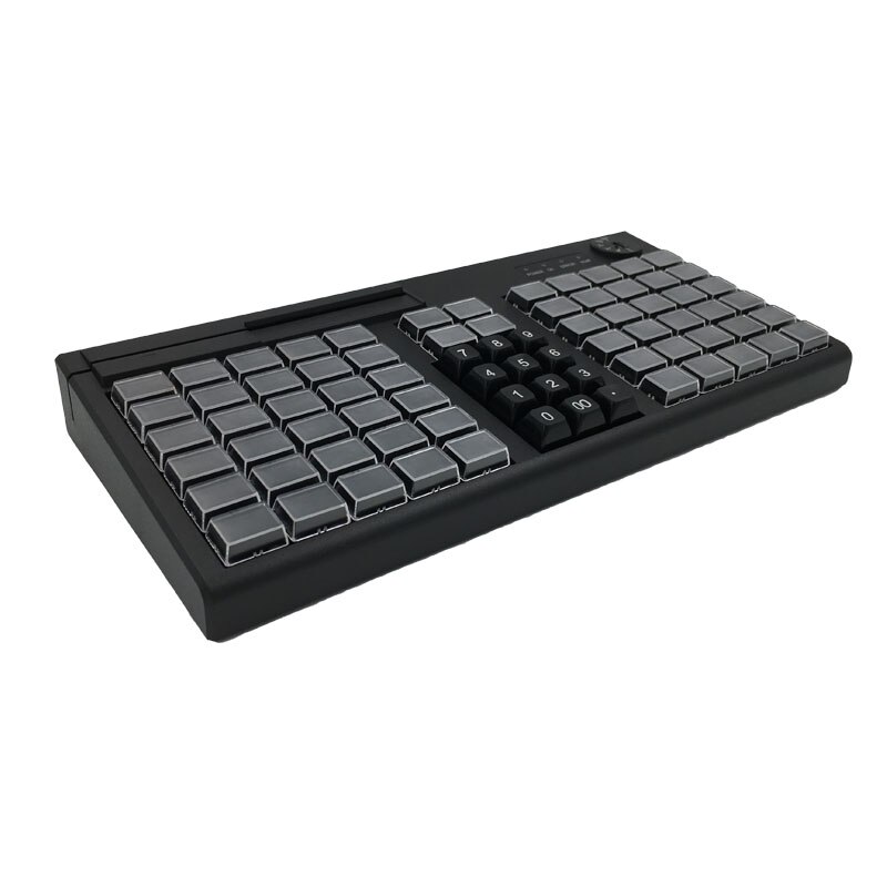 KB76 POS Tastatur Beste in Europa Markt 76 Tasten Gute Magnetische kartenleser programmierung tastatur