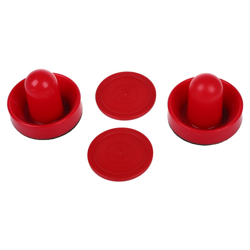 2 air hockey pushers 2 bordshockey puckar handtag: Default Title