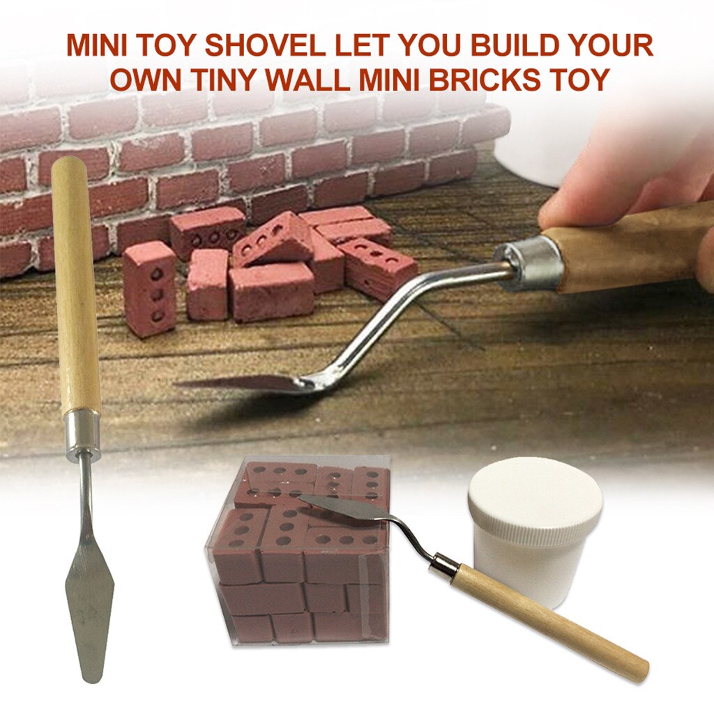 Mini Toy shovel Let You Build Your Own Tinys Wall Mini Bricks Toy Improve children's creativity Jouets pour enfants -